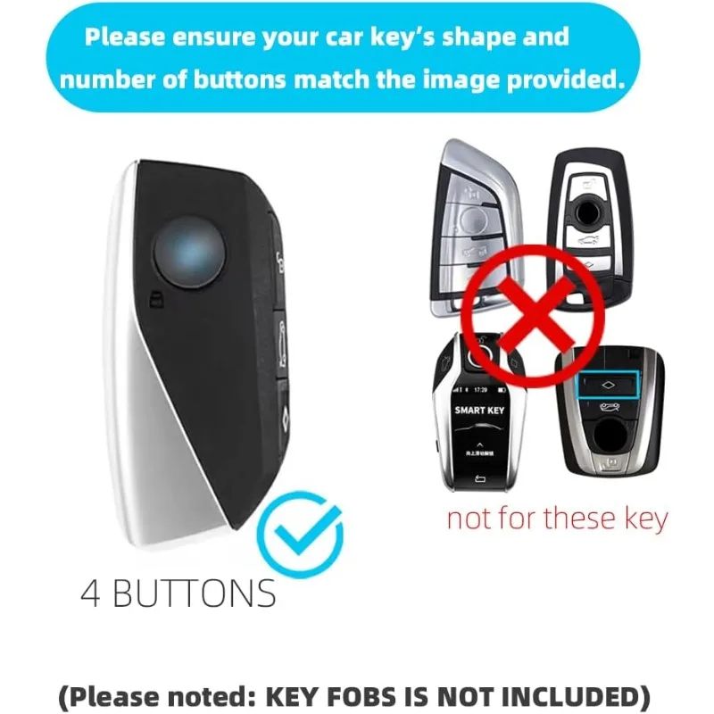 2pcs Set Shockproof Anti-scratch Protector Black Universal Key Holder，Silicone Remote Control Case