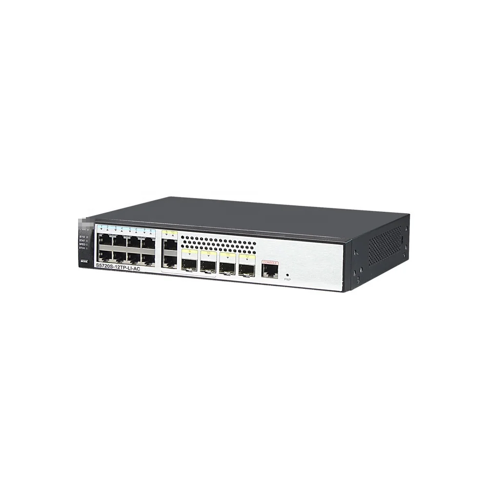 98010568 8 port switch S5720S-12TP-LI-AC gigabit ethernet access switch for superior quality