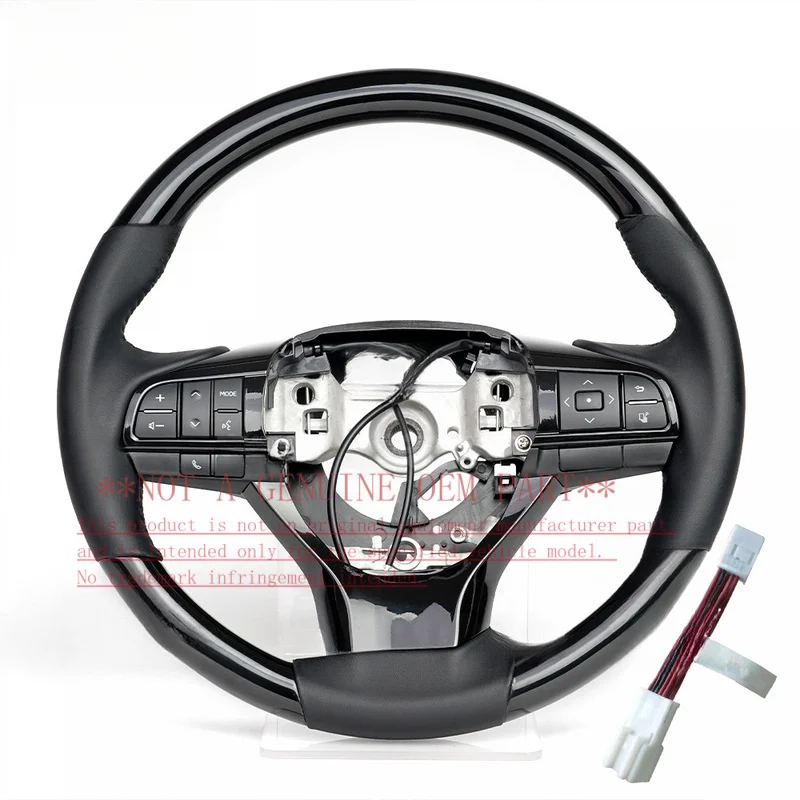 For 2021 Toyota Sienna High End Lexus LC Wood Modified Steering Wheel Horn Cover Shell