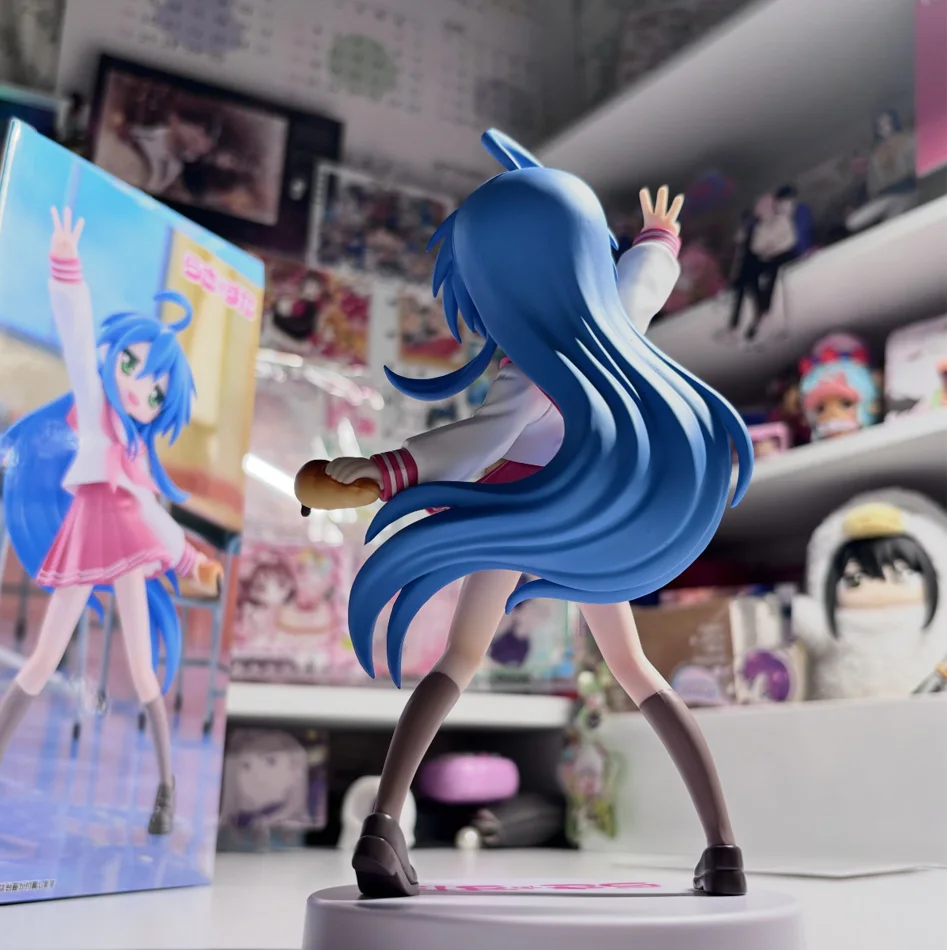 17cm Anime Lucky Star Izumi Konata Figur Niedliche Matrosenuniform Figurine Modell Spielzeug Tischdekoration Wohndeko Sammlerstück Geschenk – Detail 10