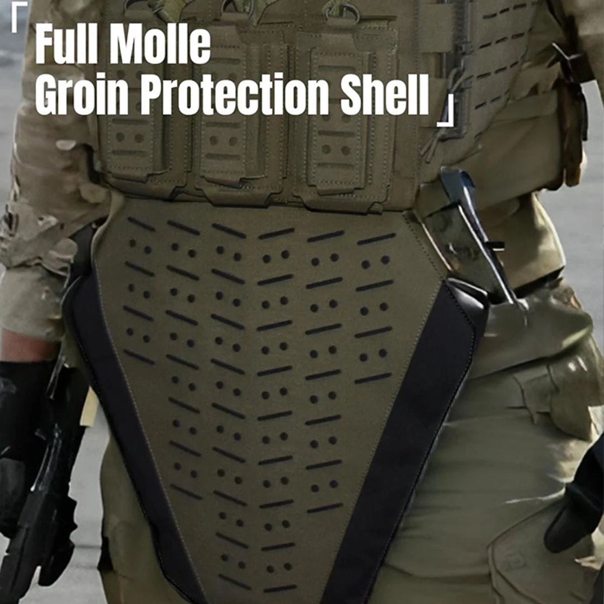 전술 가랑이 보호대 레이저 커팅 몰리 바디 아머 가방 - Molle Tactical Vest Military Laser Cut 리뷰 및 가격