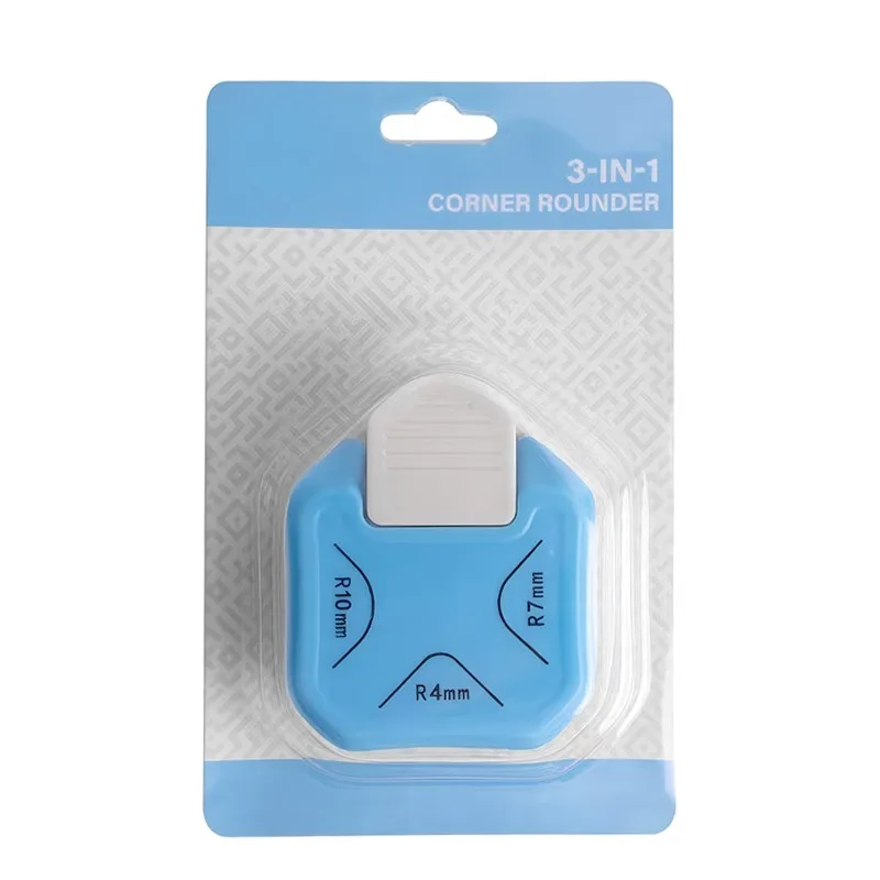 3-in-1 Corner Rounder Punch R4/R7/R10mm, Round Corner Cutter Trimmer for Card Making Scrapbook Paper Craft image 6