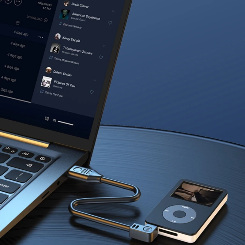 Mini USB Power Cable Support Data Transmission USB2.0 Male to Mini USB Male Connectors Extend Cord Data Transfer Line