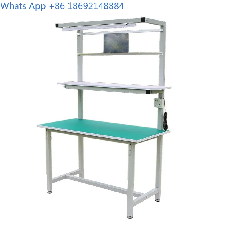 Anti-static Workbench Workshop Assembly Line Single and Double-sided Operation Table Maintenance Packing Table