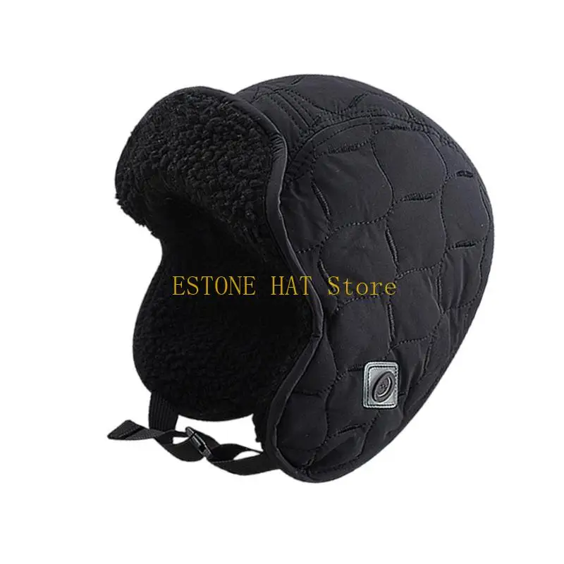 49MF Furry Warm Plush Earflap Hat Winter Driving Trapper Hat for Sweet Girls