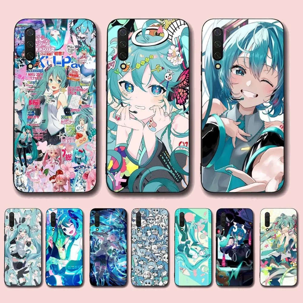 Hatsune anime M-Miku For Xiaomi Mi 5X 8 9 10 11 12 lite pro 10T PocoX3pro PocoM3 Note 10 pro lite