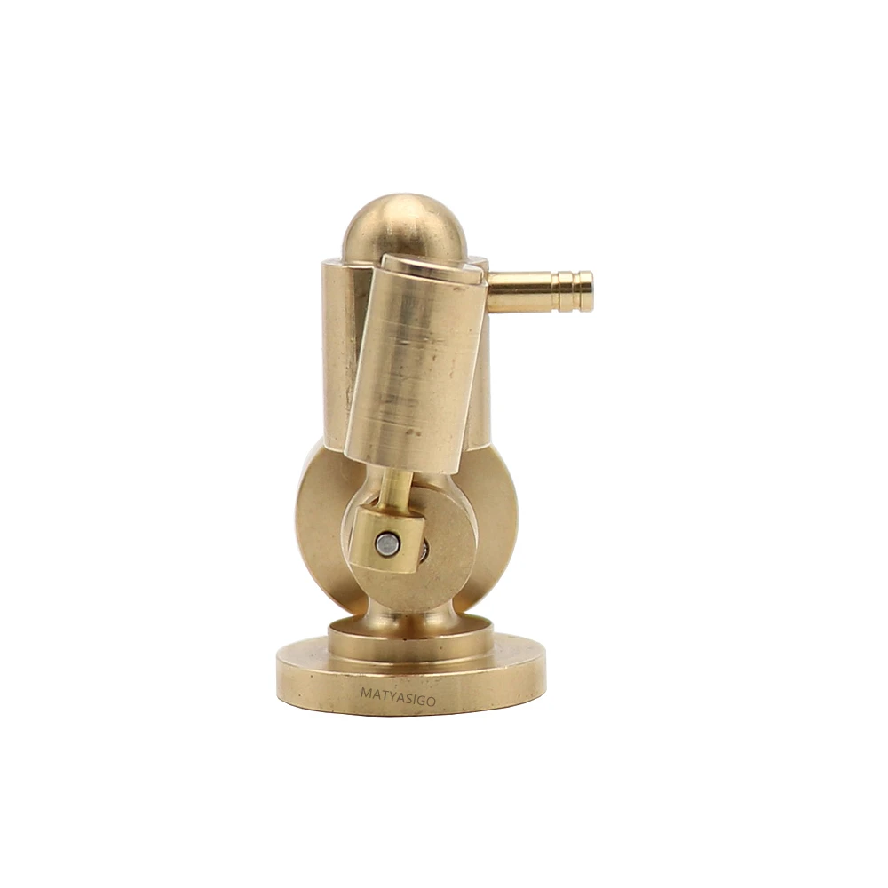 Mini Single Cylinder Pure Copper Steam Engine Model Toy  For Engine Power On Ship Model physical science Educational