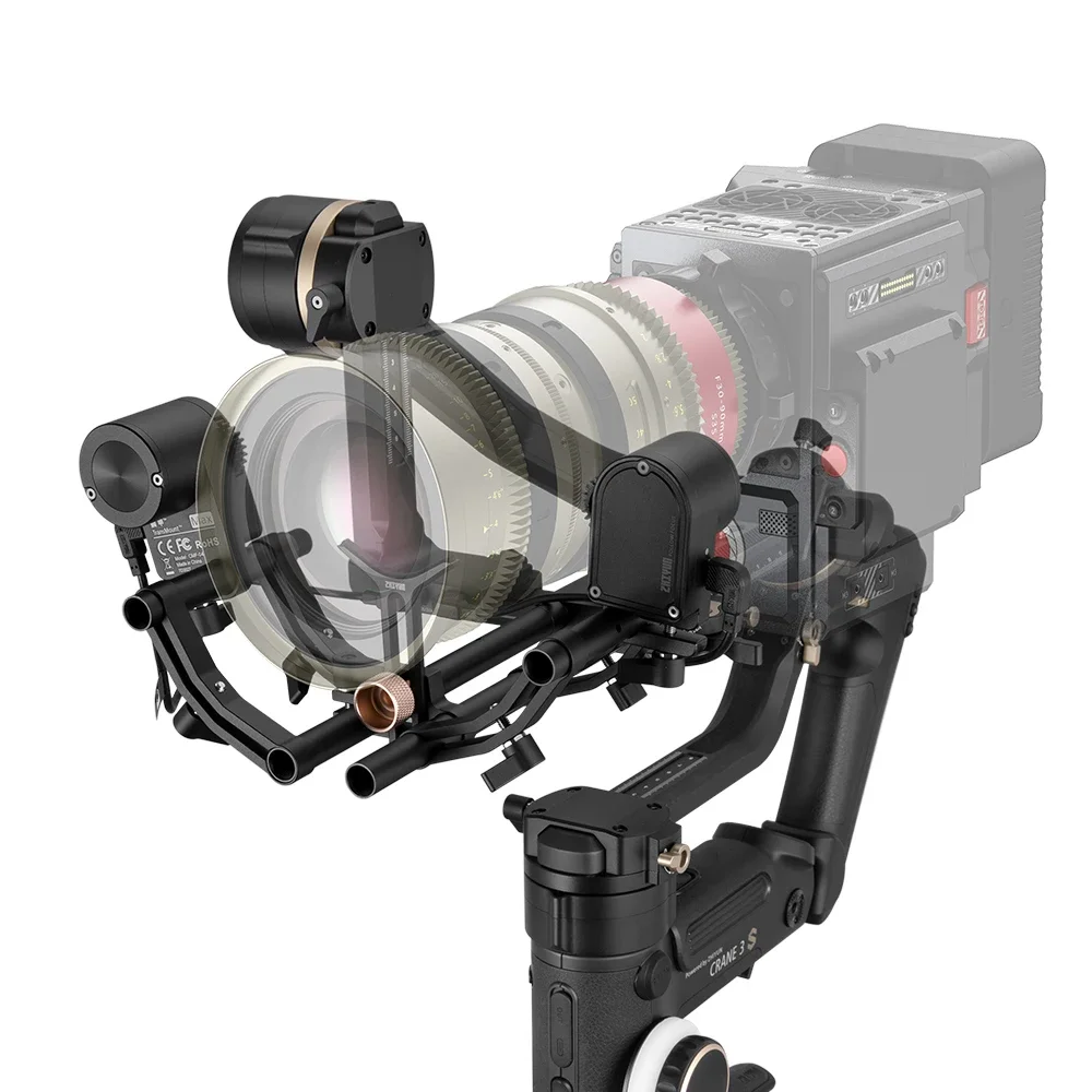 ZHIYUN Official Focus and Zoom Combo Kits dual follow focus for zhiyun Crane 3S Crane 3S-E Gimbal Stabilizer accessory