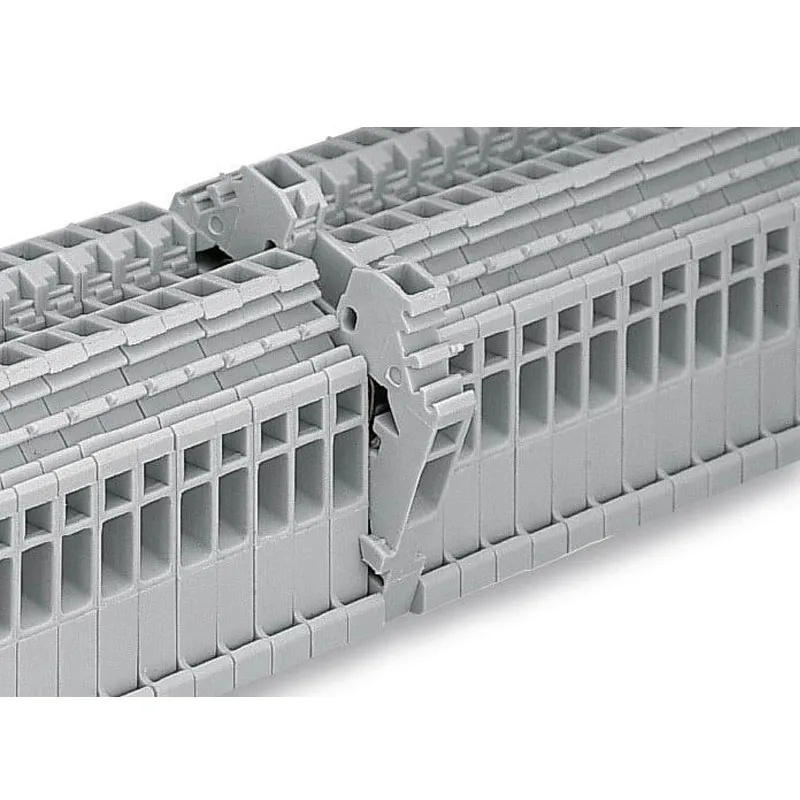 10 قطعة مناسبة ل 35x15 و 35x7.5 القضبان 280-101 سلكين السكك الحديدية شنت محطة كتلة الجانب الأسلاك الربيع موصل 2.5mm2 #1