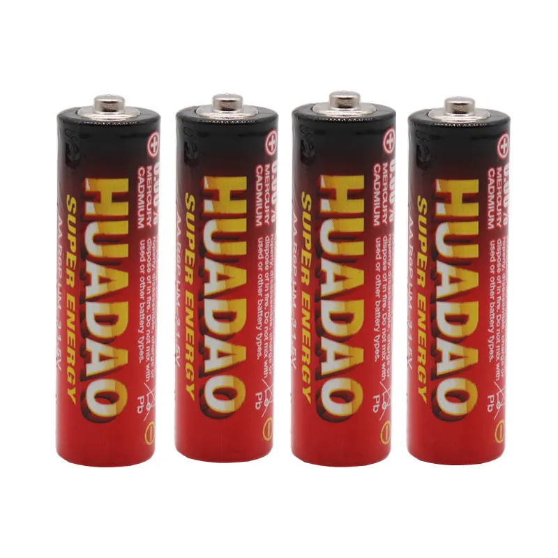 Aleaivy  60PCS Pharmacy 1.5 V AA battery Carbon Piles UM4 Strong Explosion -1.5 Volt AA Non -Mercury Battery