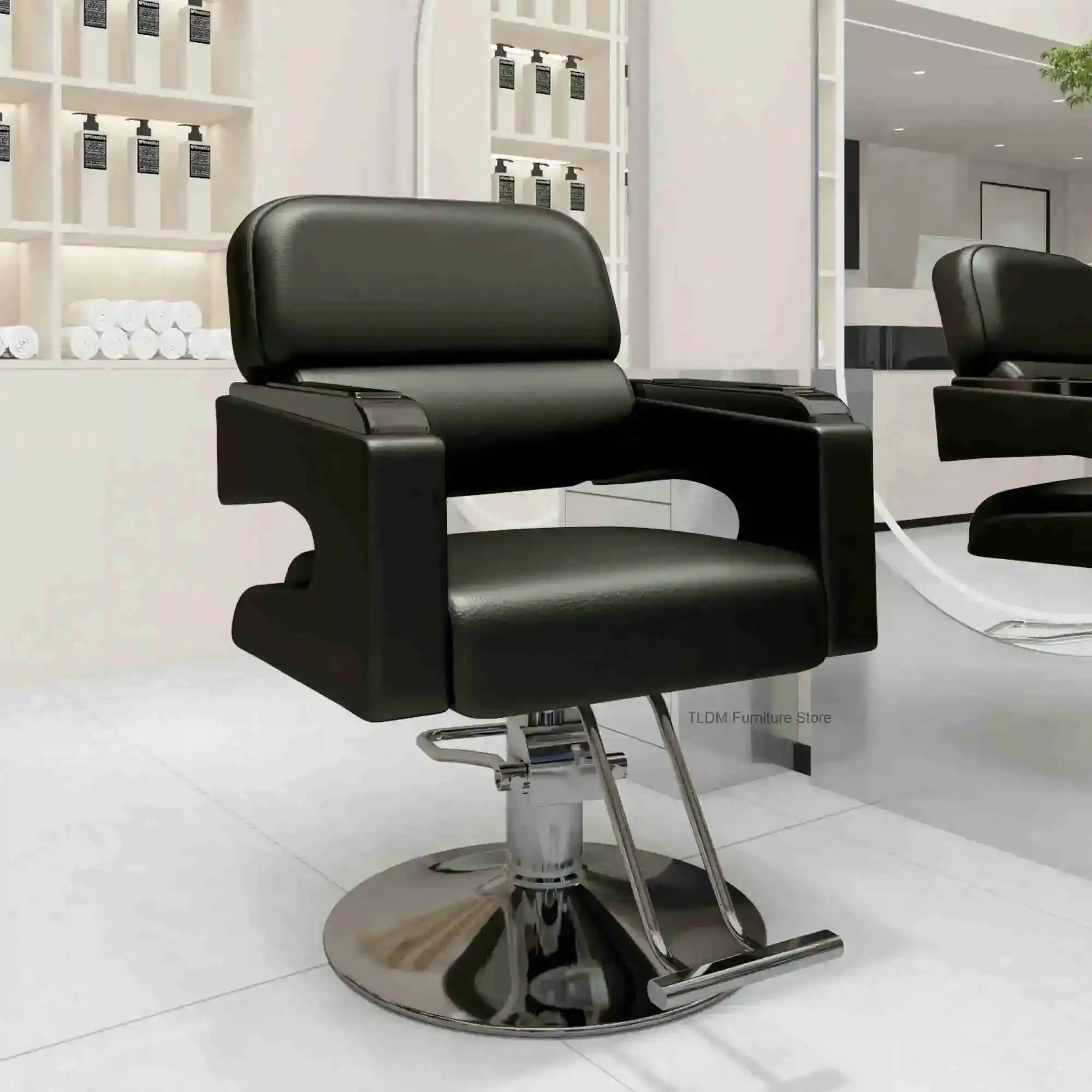 Beauty Professional Barber Chair Hairdresser Makeup Hair Barber Chair Shampoo Cadeira Salon De Barbeiro Profissional Furniture