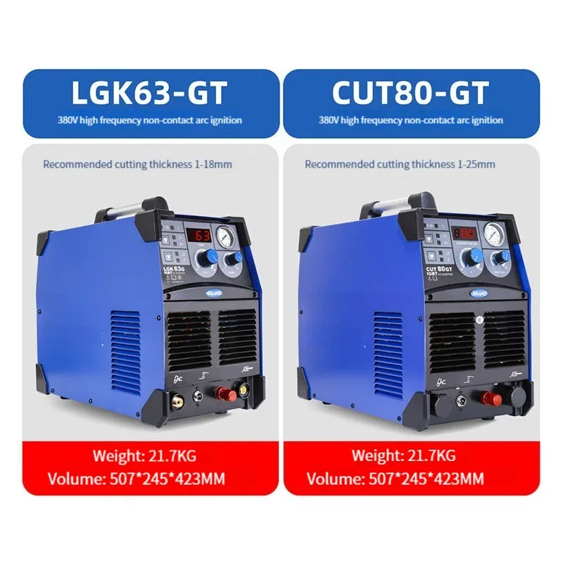 

Plasma Cutting Machine LGK-40/60/80G/100IJ Built-in Air Pump Air Plasma Cutting Machine