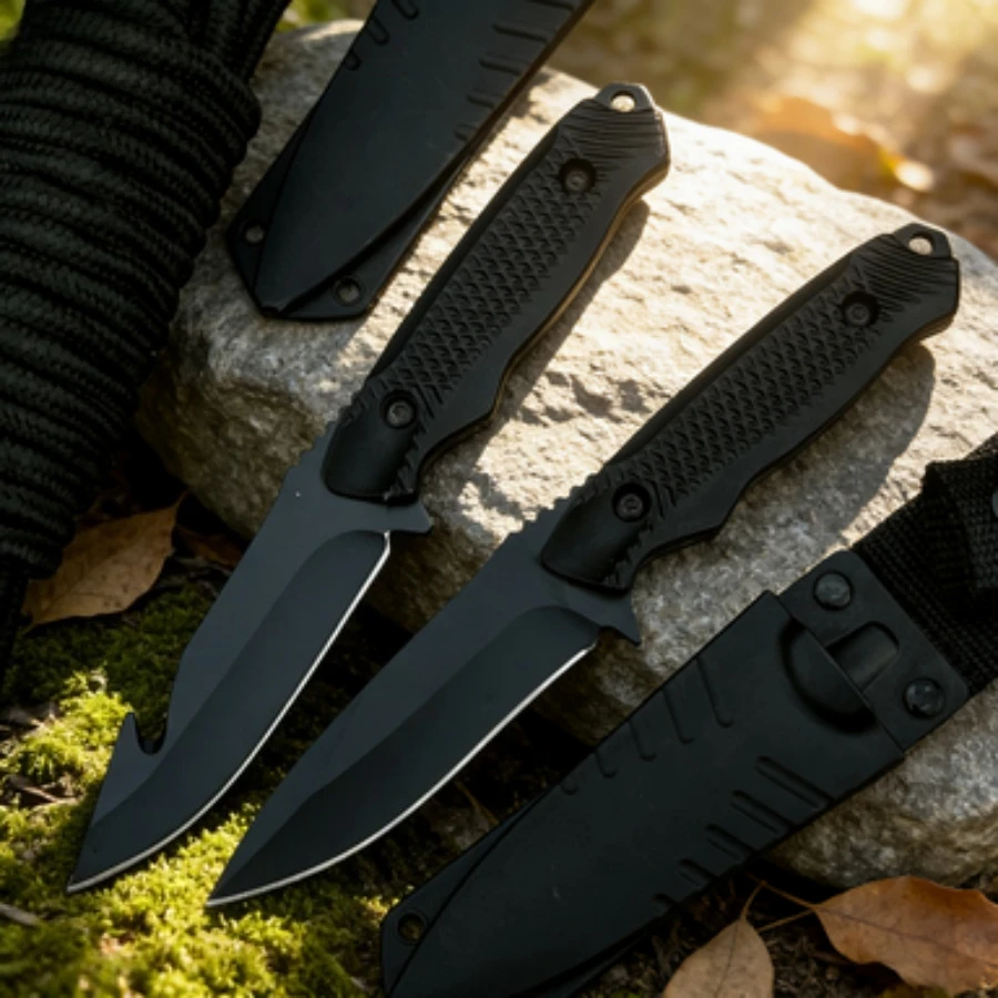 Cuchillo Recto Multifuncional - Camping Cooking Knife With Sheath reseña y precio