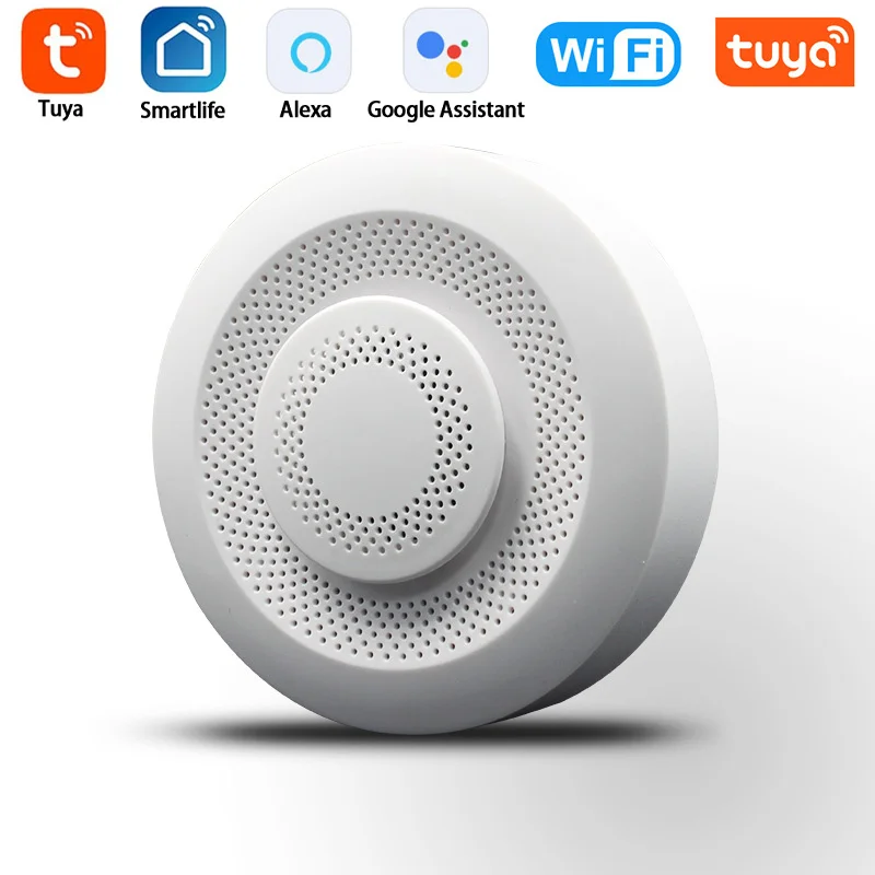 Tuya wi fi Caixa Inteligente Sensores de Qualidade do ar Sensor Gás Detector Casa Formaldeído Voc Dióxido Carbono Sensor Analisador ar Monitor