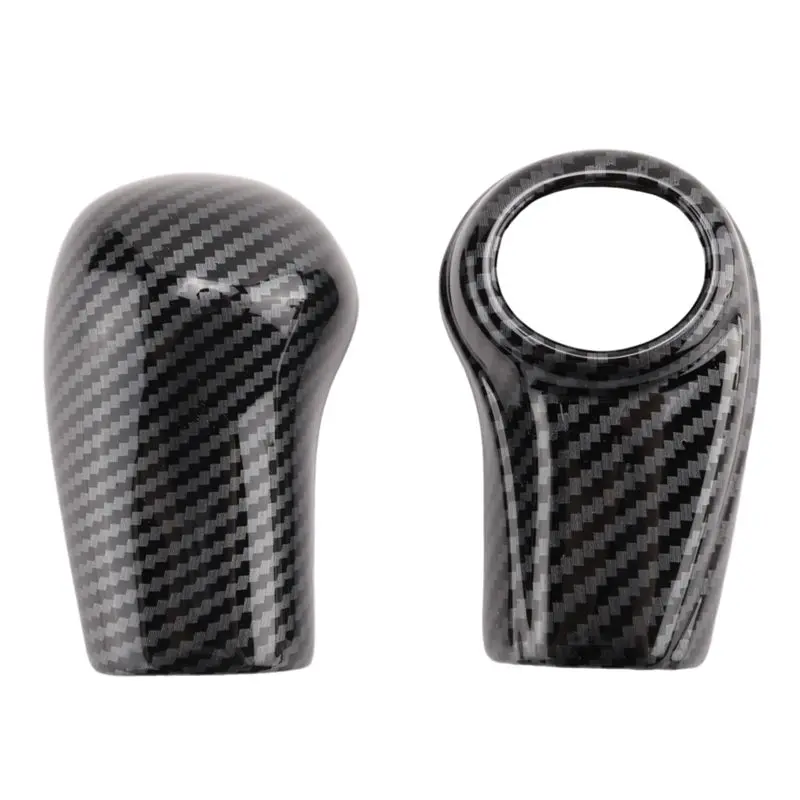 

A30F-For Honda HRV HR-V Vezel 2014 To 2018 2019 2020 ABS Carbon Fiber Gear Shift Knob Cover