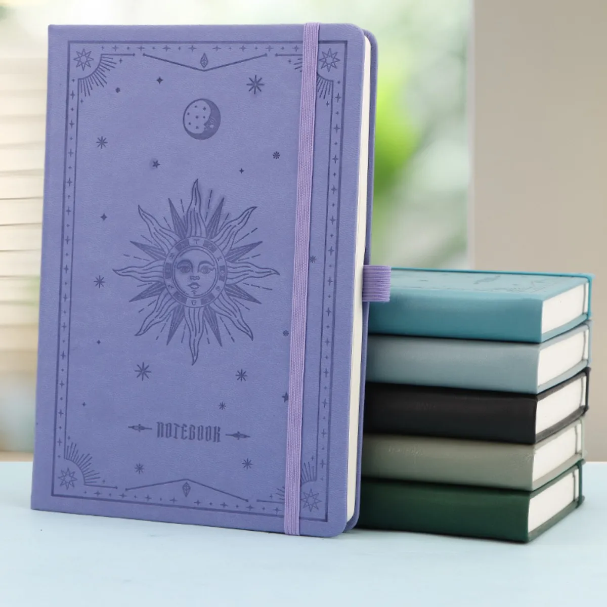 A5PU Blank Notebook 160 Sheets/320 Pages, Drawing and Sketching Notebook, 5.75 X 8.38