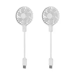 USB Plug in Fan Plug and Play Low Noise Portable Fan with Switch 360 Adjustable Cooling Fans for Indoor Outdoor Fishing Home