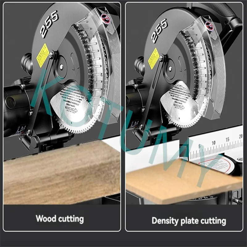 Imagem -05 - Multifuncional Electric Saw Aluminum Machine 45 Degree Cutting Miter Sawing Aluminum Machine Diferentes Tipos