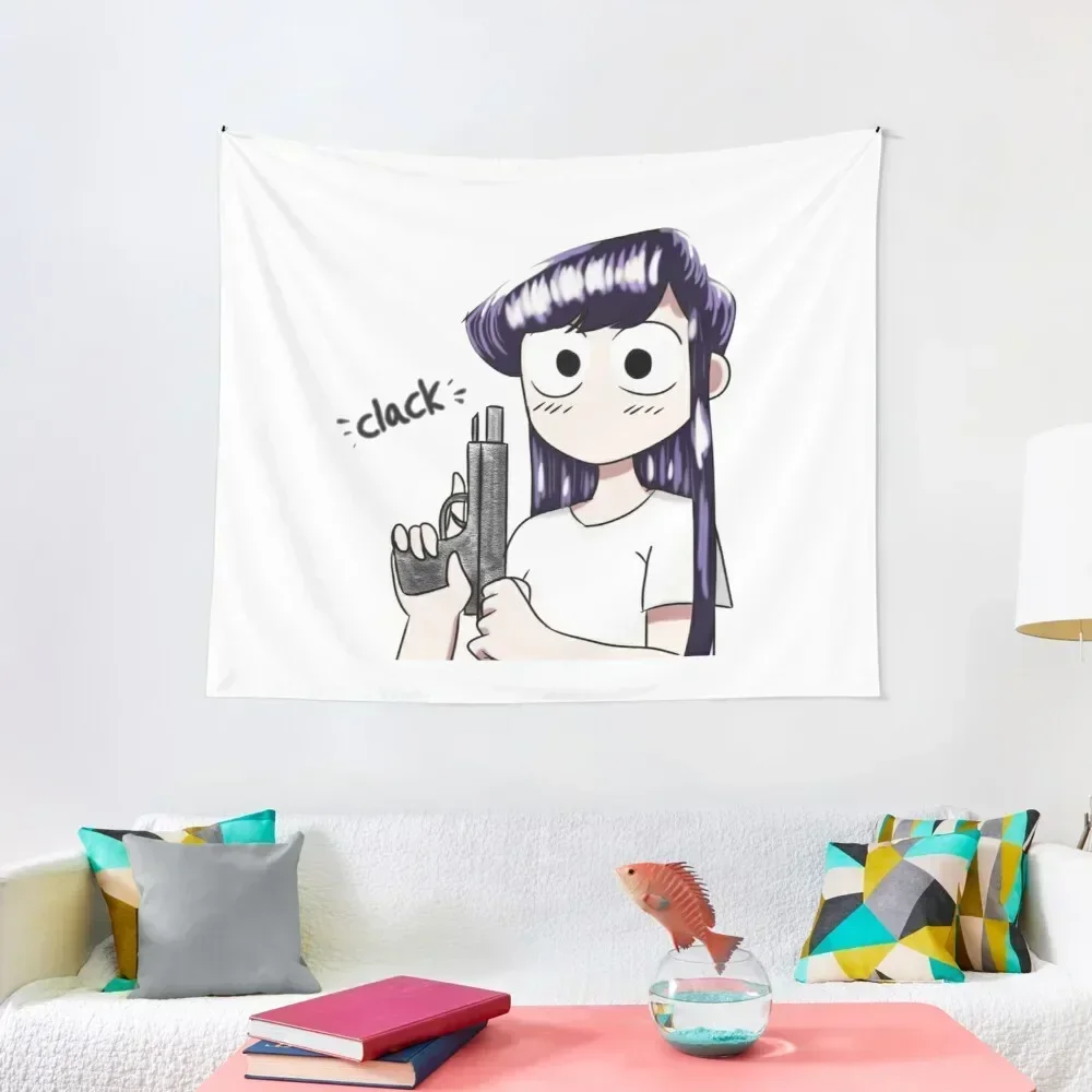 Komi-san wa Komyushou Desu Tapestry Carpet Wall Bedroom Decorations Wall Decorations Carpet On The Wall Tapestry