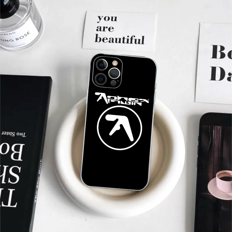 Aphex T-Twin Symbol Logo Phone Case For iPhone 16 15 14 11 12 13 Mini Pro XS Max Cover 6 7 8 Plus X Funda Shell