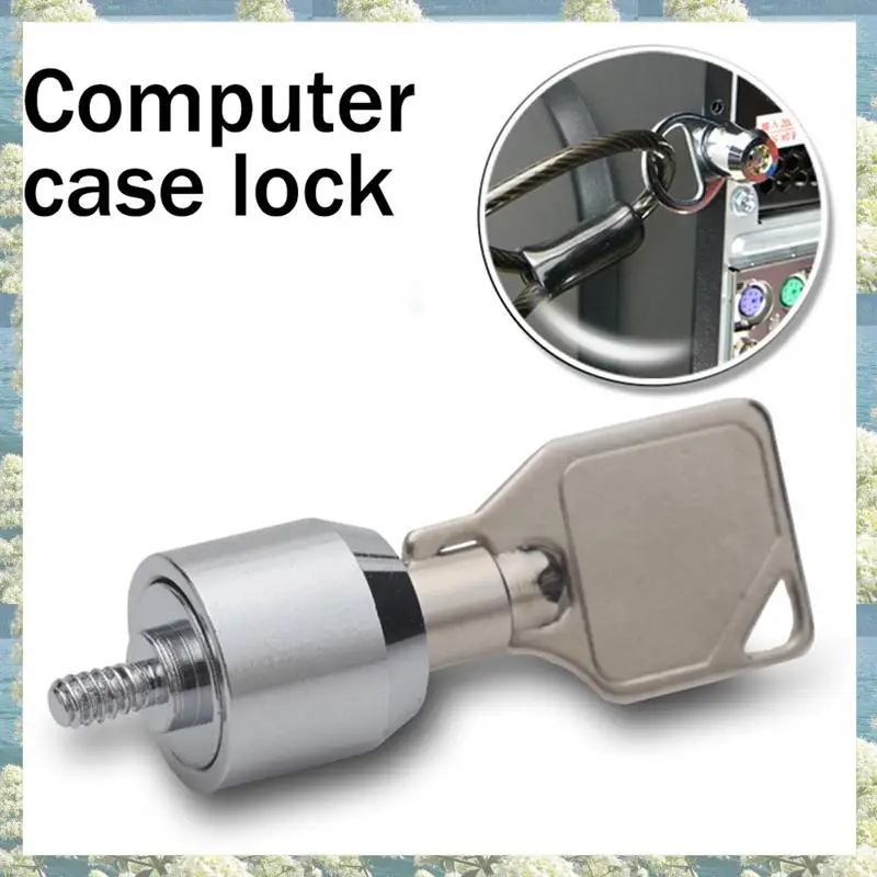 New-2X เดสก์ท็อปคอมพิวเตอร์ล็อคคอมพิวเตอร์กรณีล็อค Anti-Theft ล็อคสําหรับ Internet Cafe Office Management ล็อค