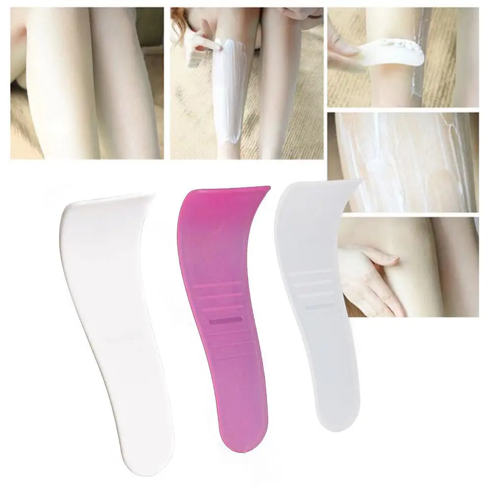 1PC Special Depilatory Scraper Mini Cosmetic Spatula Scraper Hair Remover Scoop Makeup Mask Cream Spoon Beauty Tool Random Color