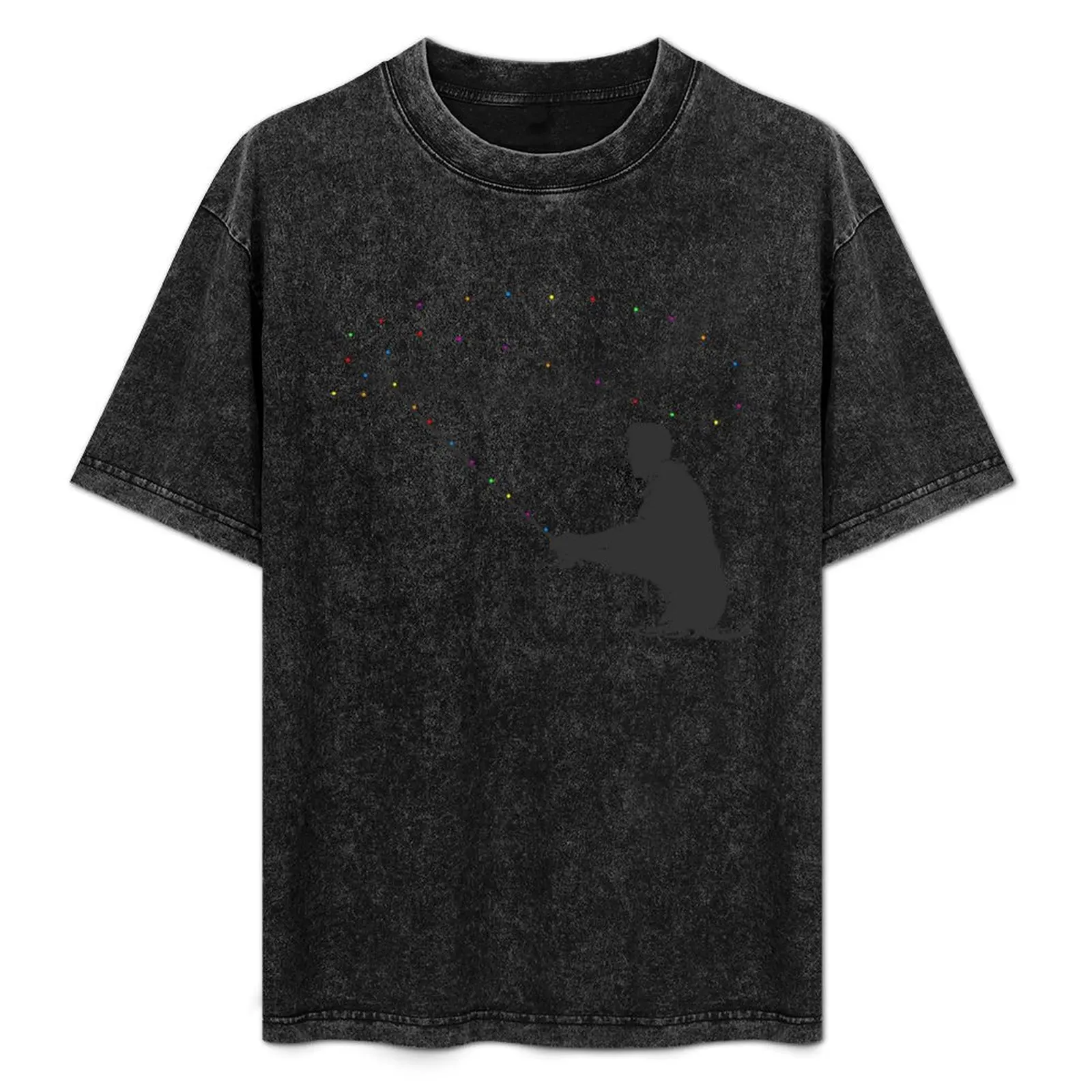 

CHRISTMAS - Fly Fishing Christmas Lights T-Shirt Durable Work Wear T-Shirt