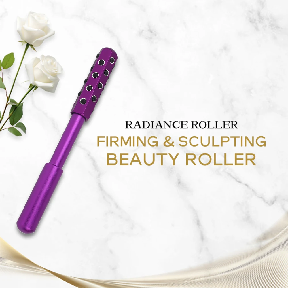 Beauty Massage Stick，Aluminum Alloy，Face Lifting，Skin Firming，Portable Massager，Face Neck Body Skincare Tool
