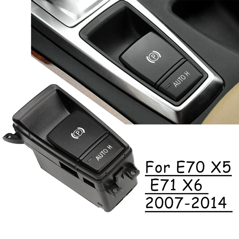 New Parking Brake Control Switch Button Auto H Hold For -BMW E70 X5 E71 E72 X6 2007-2014 61319148508