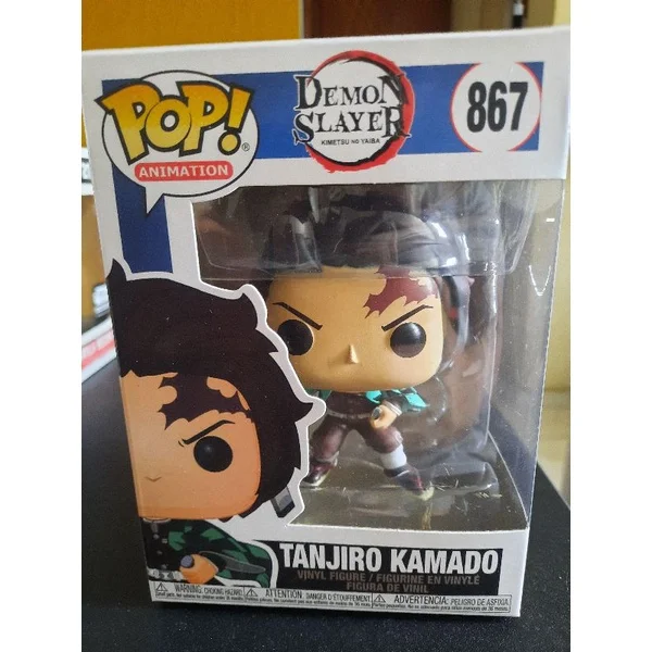 Funko Pop Demon Slayer Tanjiro Kamado 867 #   Juguetes para niños, colección de figuras de acción, regalo de cumpleaños, juguete coleccionable