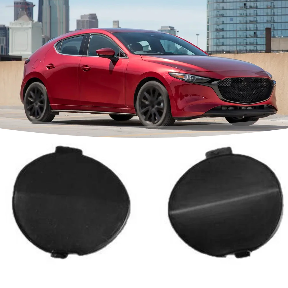 

1Pcs Car Rear Bumper Towing Eye Cover Right/Left Bumper Tow Eye Cover For MAZDA 3 For Hatchback 2019-2024 BDTS50EL1 BDTS-50EK1