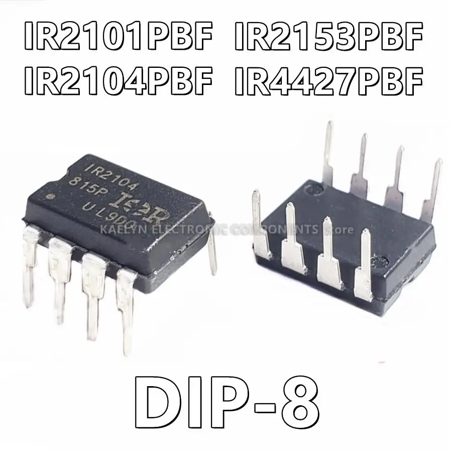 10Pcs/lot IR2101PBF IR2101 IR2104PBF IR2104  IR2153PBF IR2153 IR4427PBF IR4427 Half-Bridge Gate Driver IC Non-Inverting 8-PDIP