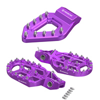 NICECNC For Stark Varg EX For Stark Varg MX 2024-2025 Motorcycle Offset Foot Pegs & Rear Brake Pedal Step Tip Electric Dirt Bike