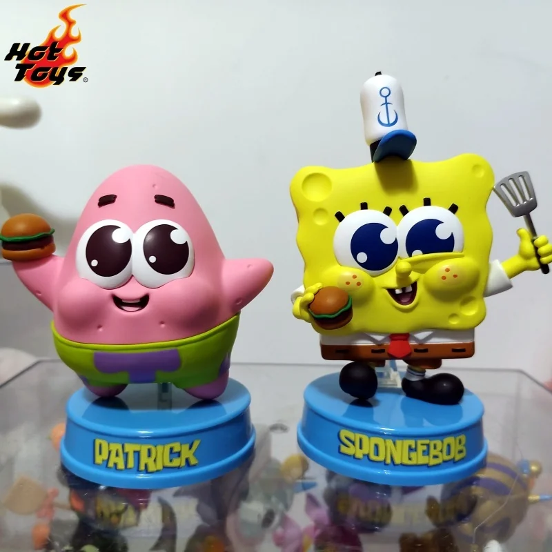 

Genuine Hot Toys Spongebob Suqarepants Cosbaby(S) Mini Collectible Doll Toy Action Figures Ornaments Collection Kids Gifts
