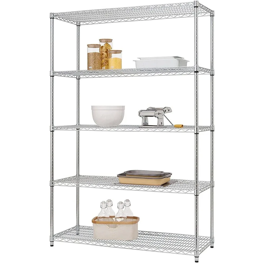 Five Tier Adjustable Heavy Duty Metal Storage Rack
