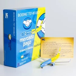 58185 Alloy Collectible Plane Gift NG Model 1:400 Mercado Livre Boeing B737-800 Diecast Aircraft Jet Model PS-GFD