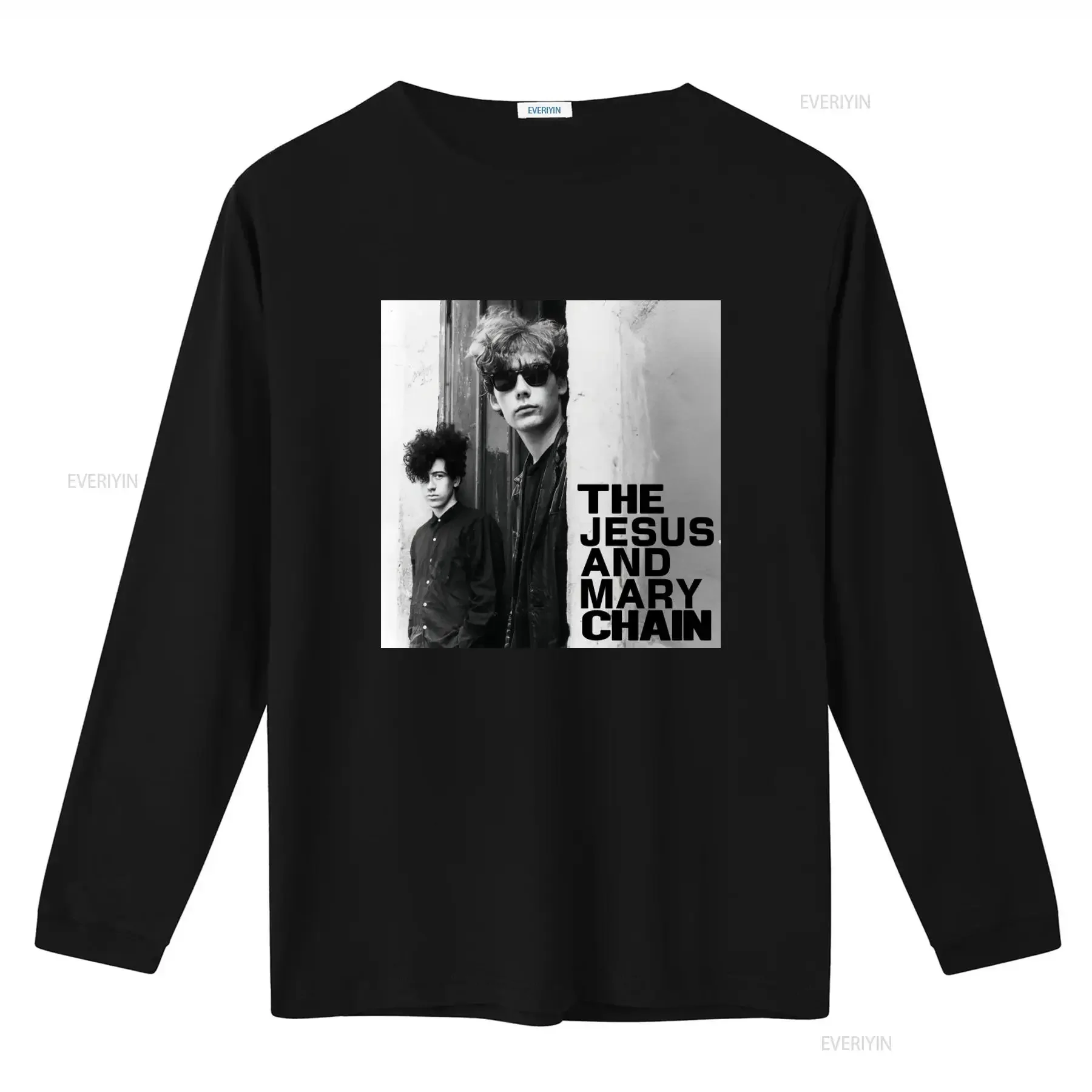 JAMC The Jesus And Mary Chain Band Shoegaze Post Punk Alternative Black T Shirt vintage Washed homme Top For Everyday Wear