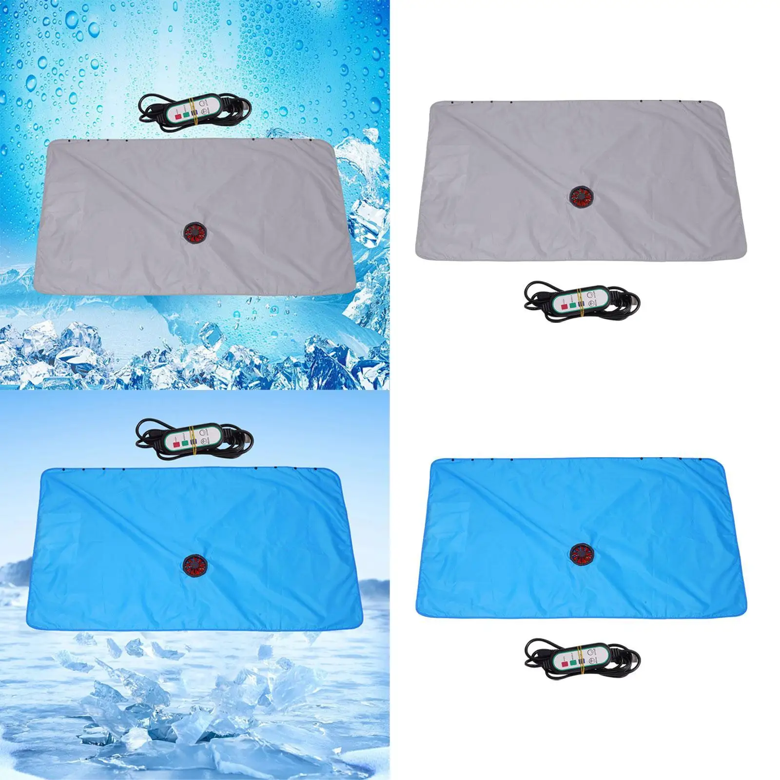 Cooling Blanket with Fan USB Powered Sun Protection USB Cooling Fan Blanket