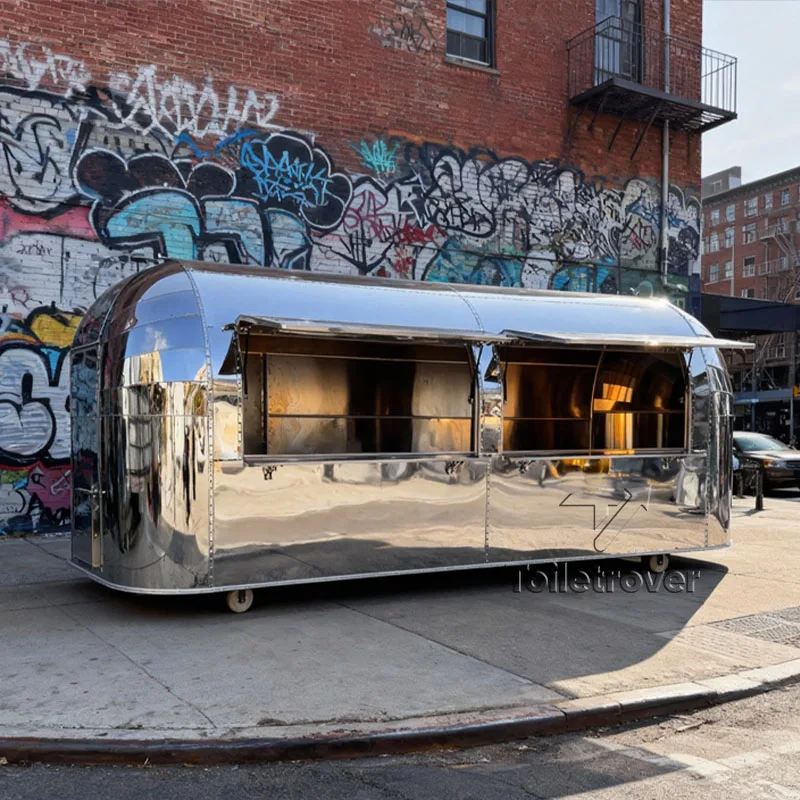 

New Design Vintage Food Trailer Tacos Barbecue Popcorn French Fries Shawarma Mobile Food Trucks For Sale Australia