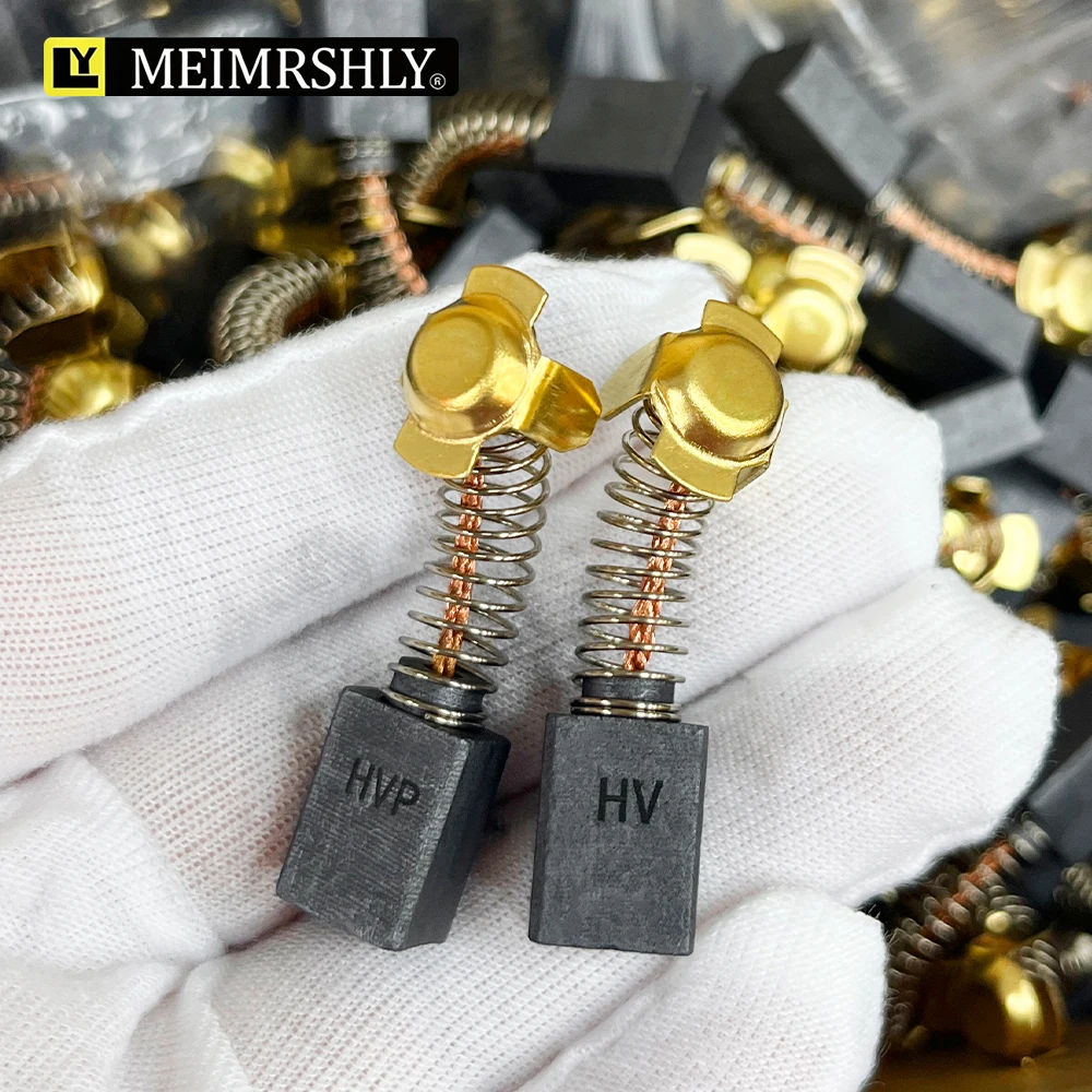 HV HVP Spring Carbon Brushes Replacement for DWP849X Car Polisher, D6138 Auto Detailing Waxing Grinder