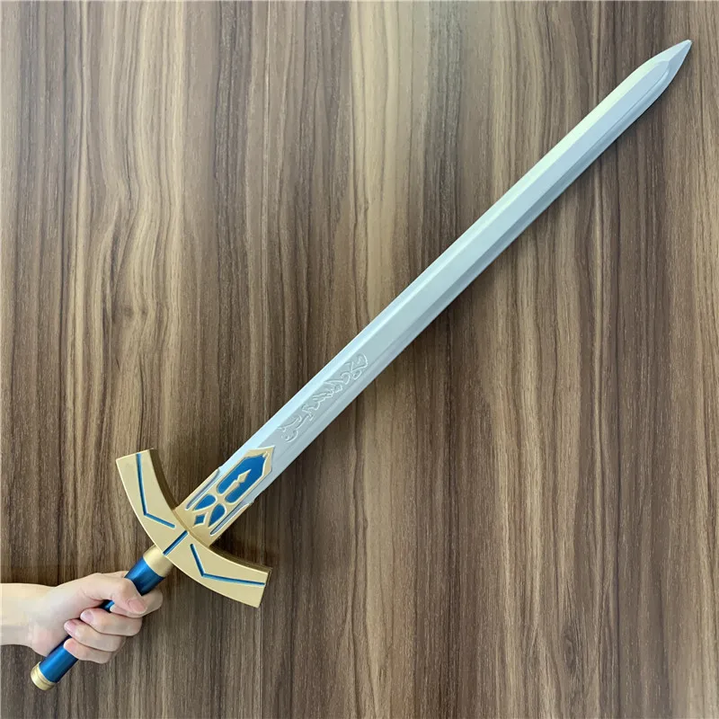 80 cm Sabel Overwinning Zwaard Fate Stay Night Zwaard Nasir Wapens Cosplay Prop Model Gift PU Rubber Ongeslepen Speelgoed