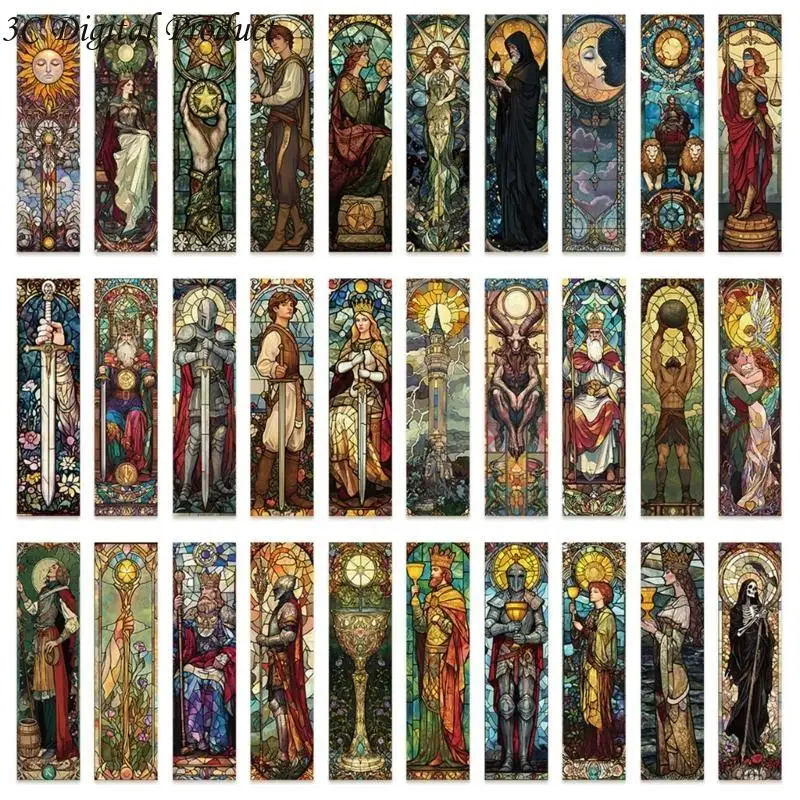 30 шт. Тематические закладки Таро для писателя -любителя