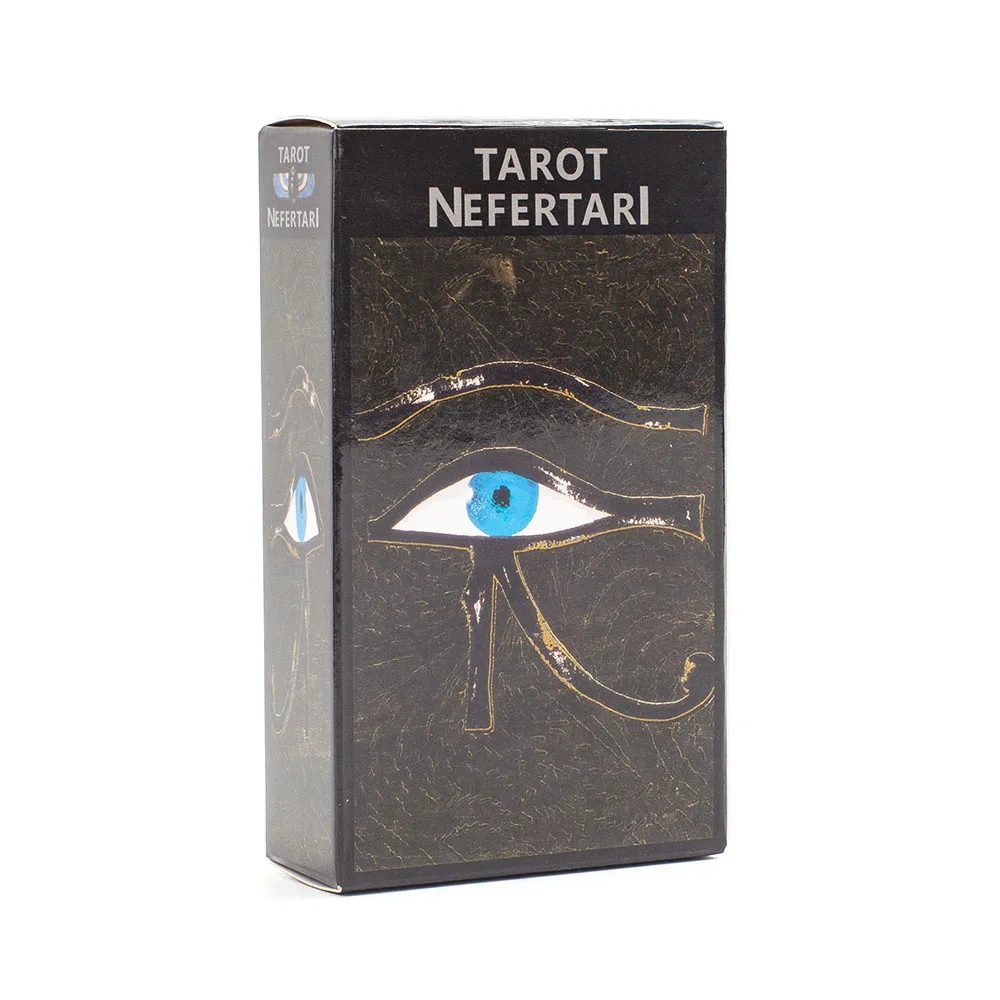 Tarot Nefertari 78Cards 10.3*6cm English Version Fortune Telling  Astrology Divination Funny Desktop Game