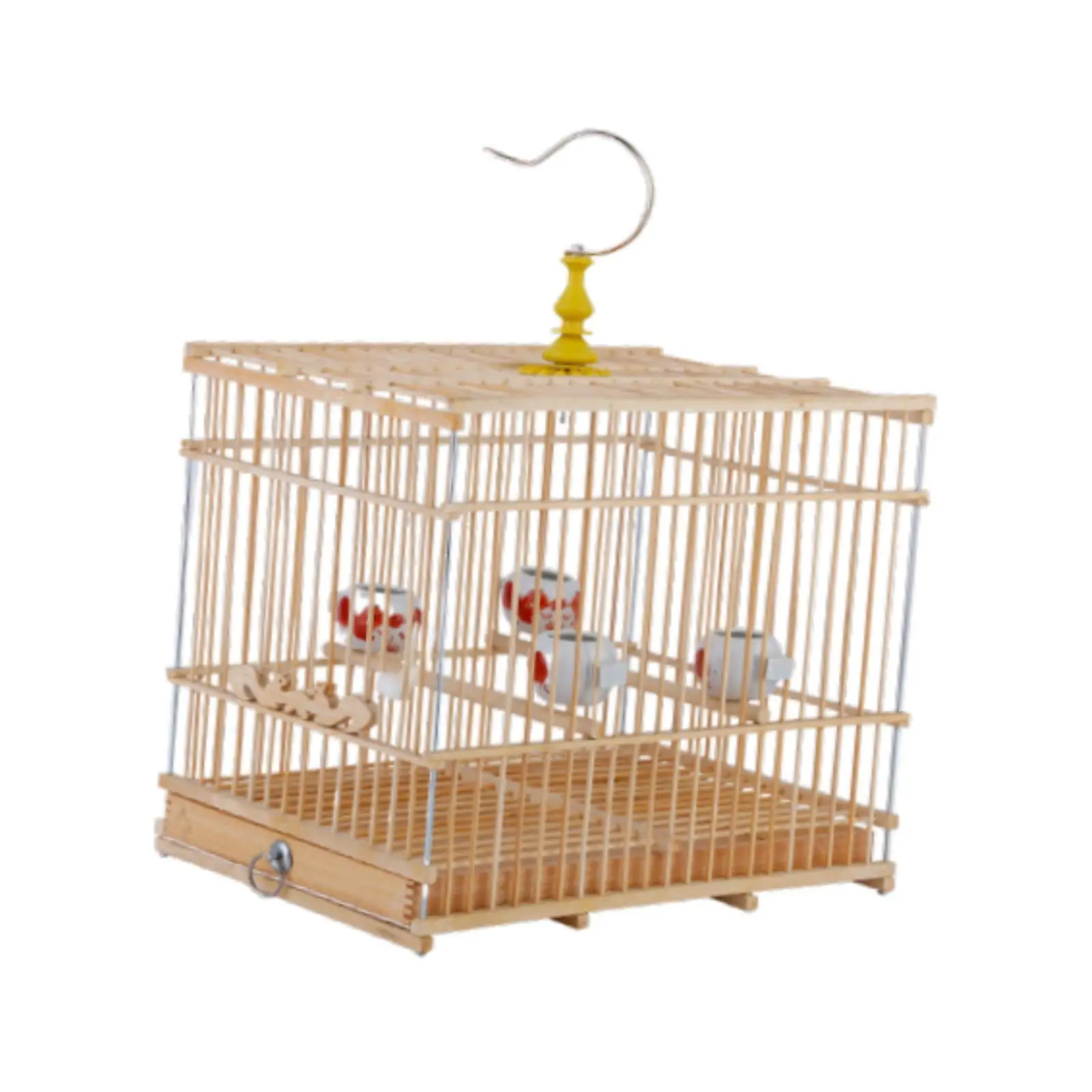 

Bird Cage House Indoor Parrot Stand Cage for Budgies Small Birds Cockatiels