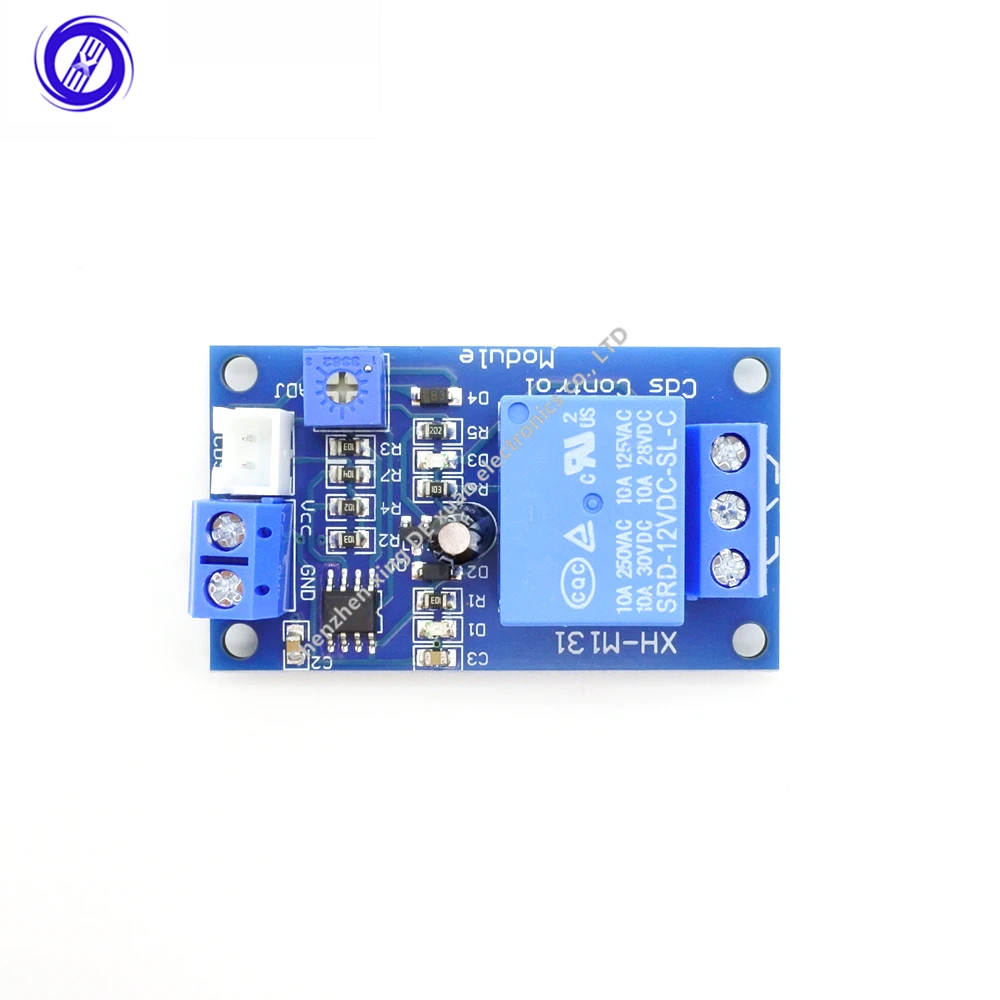 XH-M131 DC 12V Light Control Switch Photorelay Photoresistor Relay Module Detection Sensor brightness Automatic Control