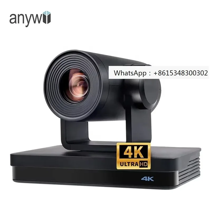 Anywii USB I SDI LAN IP POE 25X PTZ Camera 4K NDI PTZ Video Conference Camera System Automatic Tracking Meeting Room Camera