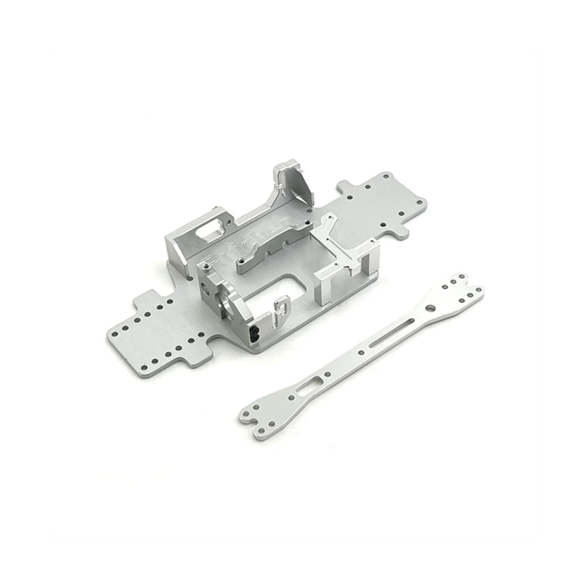 Suitable for 284161 284010 284131 K989 RC Car Aluminum Upgrade Base Plate Accessories Silver