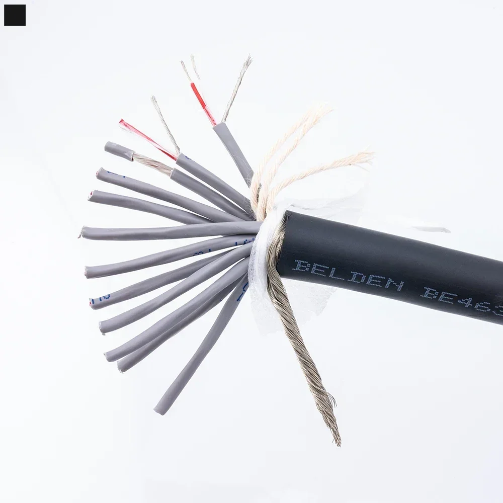 كابل ثعبان ميكروفون Belden-XLR TRS ، Be46315 ، 12 قناة ، سلك إشارة مغمد ثنائي النواة ، خط صوت متعدد القنوات DB25 للخلاط