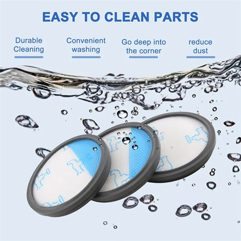 Filtro ABJN con cepillo de limpieza para Rowenta Swift Power Cyclonic RO2932EA RO2933EA RO2957EA RO2981EA RO2910EA RO2913EA