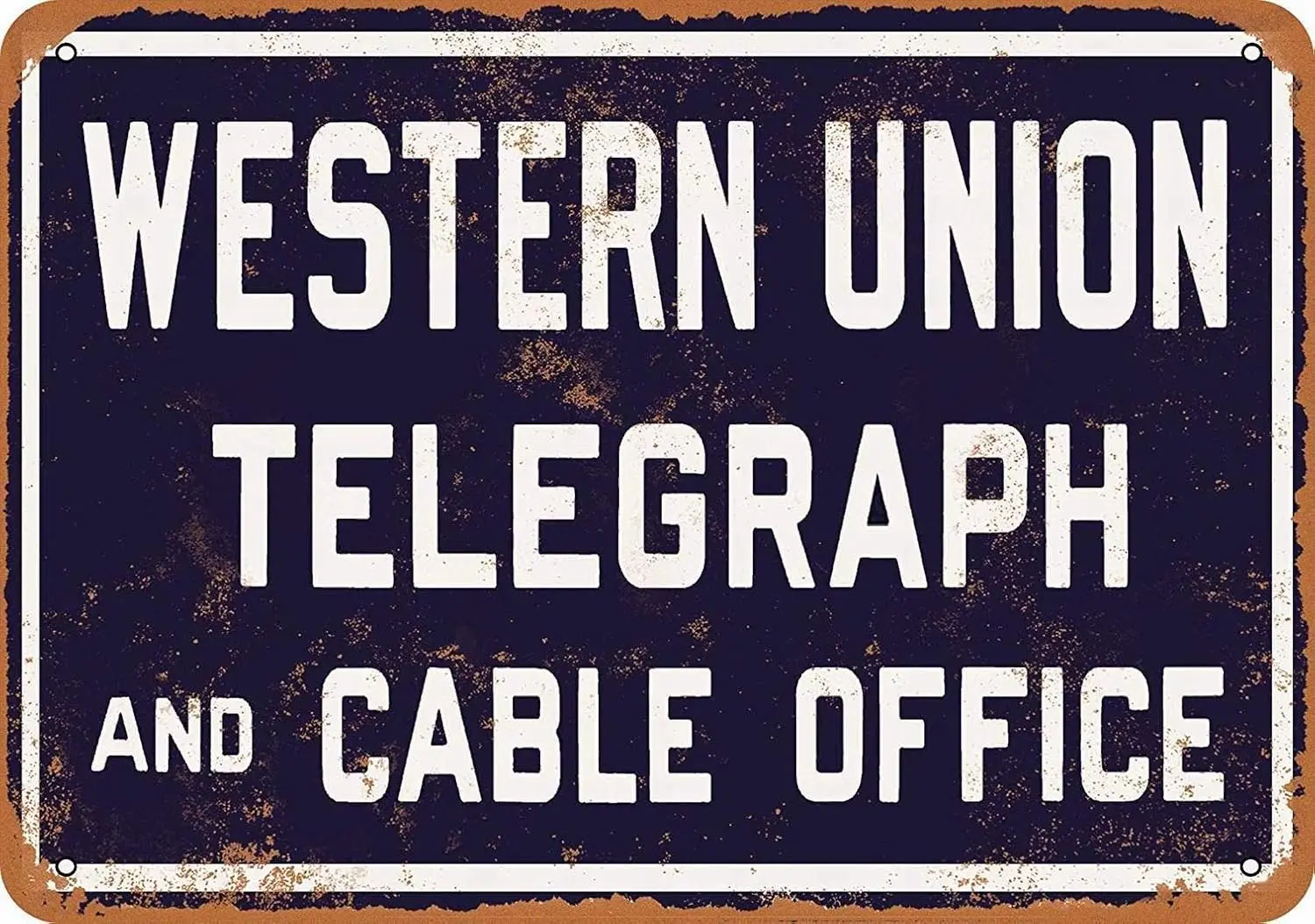Metal Sign - Telegraph Cable Vintage Wall Decor Home Decor-aluminum